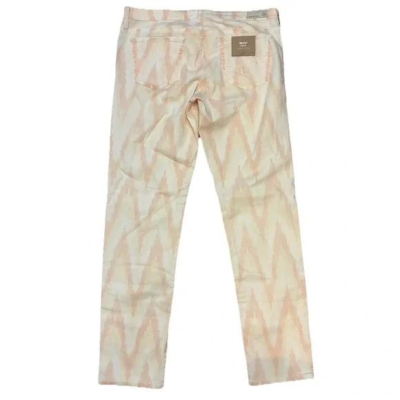 AG Adriano Goldschmied Womens 32 Pink Dye The Stilt Cigarette Leg Jean $235 MSRP - Picture 6 of 6